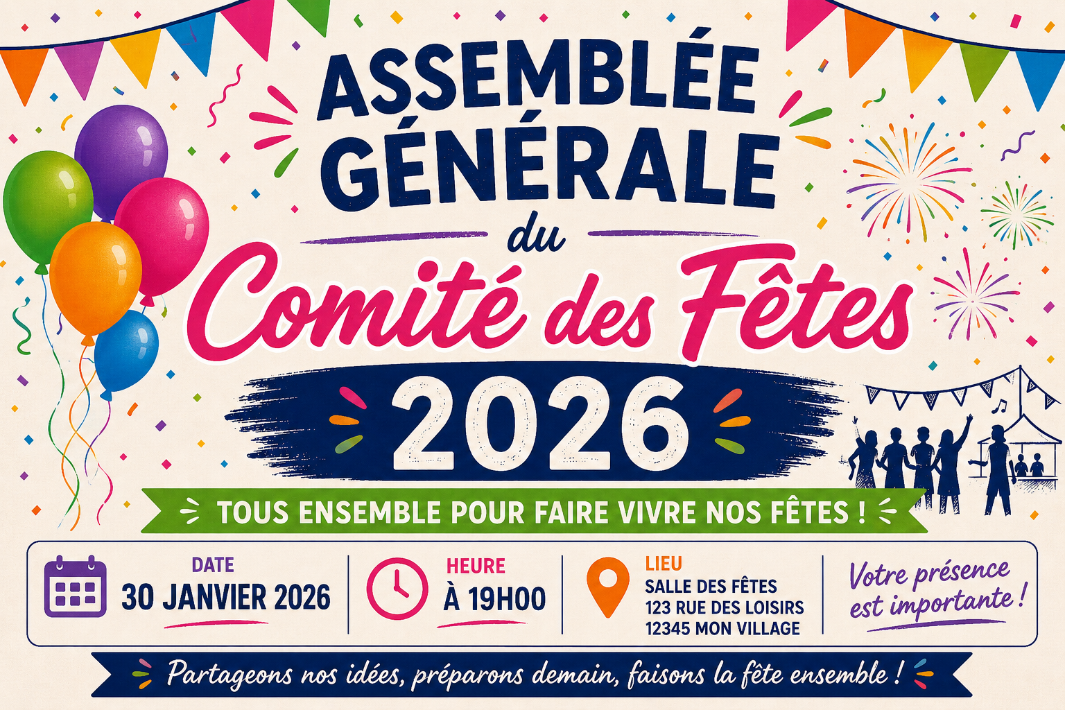ASSEMBLEE GENERALE - Vendredi 30 janvier 26 - 19h - La Traverse 